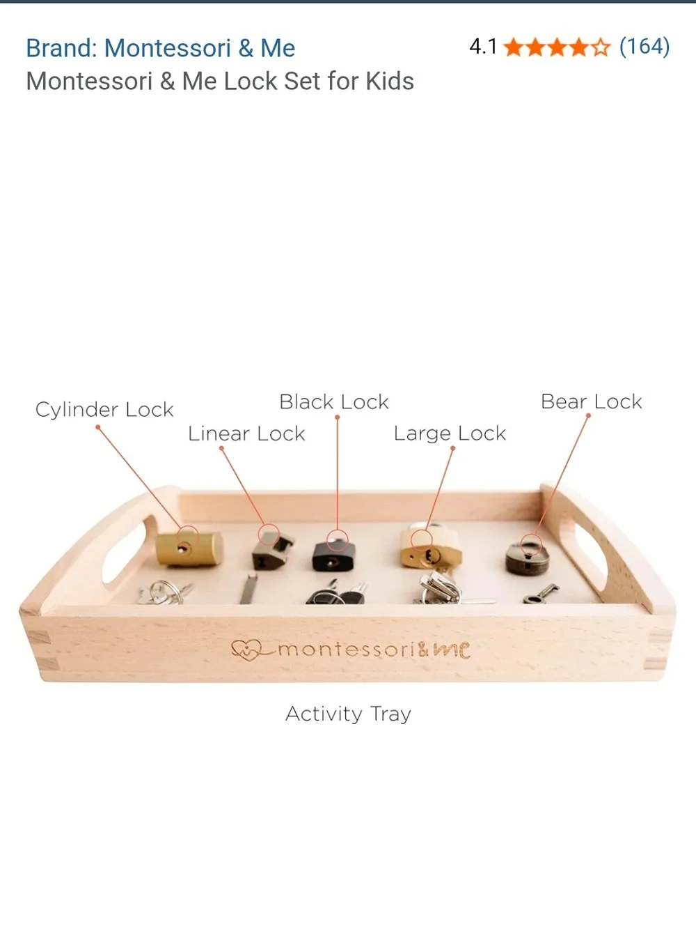 Montessori & Me Lock Set